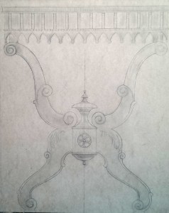 design shadow table drawing